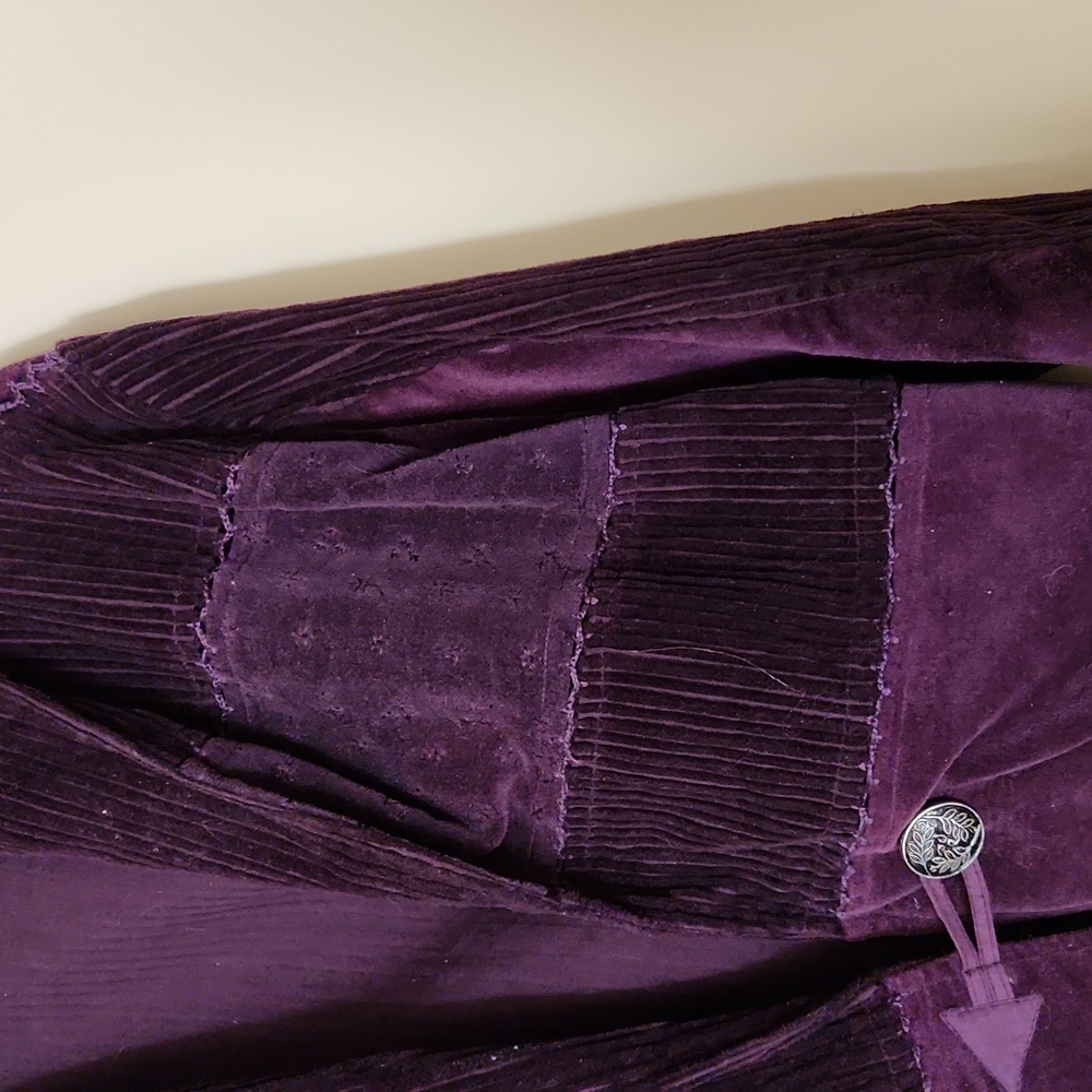Multi Patterned Velvet Jacket - Picture 2 of 6